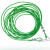 筑华工品 绿色包塑钢丝绳套装 5mm粗5米长（全套配件包） 单位：件