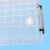 冰禹 BYC-73 近直角手提塑料收纳箱 透明加厚储物整理箱 40#43.5*29*25cm(带轮)