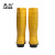 莱尔 R-2-19  防砸防刺穿耐酸碱耐磨防滑安全靴雨靴防护靴 黄色 39码