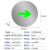 地面疏散指示灯应急嵌入式埋地安全出口圆形方行诱导防消防地标灯 圆形-21CM-双向