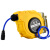 自动伸缩卷管器高强度PU包纱气管气动工具气鼓水鼓电鼓绕管器15米 浅黄色