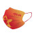 TECHGONG天工 一次性口罩防飞沫含熔喷布三层防护（非灭菌） 中国红 10支/袋