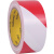 羽的王 红白PVC警示胶带地面标识划线地板5S斑马线胶带 红白45mm*33m*1卷