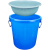 泔水干湿过滤分离带滤网垃圾桶大号厨房厨余茶水茶叶沥水潲水桶篮 红色100K型+沥水篮