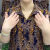 XEYC200斤肥胖女人穿的春秋卫衣2024年中年妈妈T恤女春夏秋装花色套头 红条花 S 一块小布