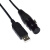 RS485 USB转DMX512 XLR 5P 5芯 舞台灯光控制线 透明USB+卡农母头 3m