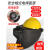 高空作业电焊帽式面罩配安全氩弧焊头戴式焊工专用卡扣全脸防护 弹簧卡扣面罩+ABS安全帽黄色