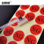 安赛瑞 NG圆形标签 Φ30mm（1500枚装）质检标签 彩色物料标识卡仓库出货标记贴 不干胶纸卡 红色 24846
