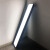 邦磊（Banglei）LED办公室吊灯长方形工业风工作会议室车间商场超市网吧照明灯具 圆角黑框白光150*20cm-60瓦