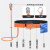 巨环 单腰安全带大钩轻便高空作业保险带户外施工电工腰带安全绳套装 单腰小钩1.8米（配护腰） 