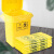 百金顿 黄色医疗垃圾袋加厚手提式 医院废弃诊所回收手提背心式 50*60cm适用20L 100只装