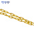 稳斯坦 WST200 塑料警示链条 路锥链条 隔离链子 链条 警示防护链条 隔离墩链条（10mm黄色-5米）