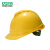 梅思安/MSA ABS豪华型一指键帽衬+超爱戴帽衬组合V型有孔安全帽施工建筑工地防撞头盔黄色 1顶