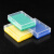 重安盛鼎 PCR管盒 0.2ml离心管盒96孔PCR管盒加盖器离心管架 黄色（带盖）1个 