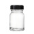 谋福 透明玻璃样品瓶 化学试剂瓶带内塞密封小瓶 （50ml+pe内塞） 