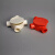 众立诚 PVC圆形司令盒 圆三通线盒（带盖）三四通16 20mm加高加厚阻燃分线盒 精品16四通(红色)10个装  单位：包