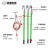 JDX-WS高压接地线10kv携带型短路接地线35kv110kv接地棒 1.5米棒(1.5米*3+18米线)