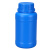 水杉250ml圆瓶蓝色加厚HDPE化工塑料瓶农药瓶实验室大口粉末水剂试剂样品瓶