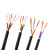 竹江电线电缆  RVV3*0.75平方国标3芯电源线 三芯多股无氧铜丝软护套线 黑色 50米/卷