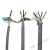 高柔拖链电缆线TRVVPS2/4/6/8/10芯双绞屏蔽编码器信号线 灰色 TRVVP 福奥森 灰色 TRVVPS10X1 5米