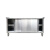 加厚04不锈钢作台家用厨房专用操作台拉门打荷台桌子台面定做 加厚整体焊接0*60*0双通