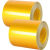 HKNA  反光警示胶带 交通反光贴纸反光膜 黄色 150mm*50m 单位：卷