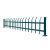 和为安 锌钢草坪护栏铁艺围栏 户外绿化带花园围栏庭院篱笆隔离栏 墨绿色折弯0.6米高（长10米）不含立柱