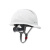 工地国标加厚透气施工建筑防护领导男白色印字定制logo 透气款蓝色抽拉式帽衬