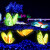 花园摆件仿真发光大蝴蝶雕塑户外园林景观草坪灯装饰园区夜光小品 HY1136-6带灯(小)