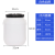 废液桶实验室收集化学耐酸碱化工桶带盖50升桶厨房泔水塑料桶 25L加厚耐酸碱白色