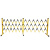 益光兴绝缘伸缩护栏YGX-WLJG1.2m*4m伸缩围栏黑黄相间玻璃钢隔离栏公路施工护栏 1.2*4m（中间加立柱）