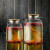 格娜斯 泡酒玻璃瓶家用5斤药酒酿酒罐容器食品级密封罐酒瓶空瓶酒坛子 泡酒壶大号+小号（1.6L+2.6L）