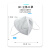 菱旺N95防护口罩防尘口罩工业粉尘飞沫雾霾灰尘 1盒（50个）