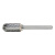 伍尔特官方（WURTH）0616002011 MX齿不锈钢用硬质合金圆形端磨头-D6-WL18MM