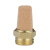 汇特益 铜质气动消声器 总长37MM 3分 5个/包（单位：包）