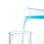 佑工信 塑料量筒（2个装）加厚塑料直型量杯高型量筒蓝线刻度 化学实验量筒 单位：个 10ml 