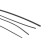 定制适用黑色包塑钢丝绳不锈钢丝绳涂塑包胶绳包皮钢丝线 黑色包塑0.8毫米100米30个铝套