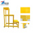 宸极 CH-JYD-H01玻璃钢高低压凳子维修电工梯凳绝缘工作台绝缘梯凳可移动单层40CM高黄面