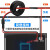 AC交流数显电压表电流表功率计检仪表电度表电费表功率计 AT24CB彩屏交流表(有蓝) 闭合互感器