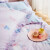 罗莱（LUOLAI）家纺 粉色儿童四件套床上用品全棉纯棉床单被套小兔子的午后时光 W-KAD6284小兔子的午后时光 1.5米床四件套(被套200x230cm)