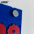 安赛瑞 货架物料计数磁性卡套 10个装 3位计数 55×75mm 蓝色 软磁款 仓储物料标识牌 13373 