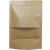 坚果茶叶干货包装袋加厚封口袋自立拉链袋自封袋分装袋牛皮纸袋磨 开窗袋 16x23+4cm(30个)