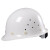开元安全帽 透气型 电力施工工程工地建筑头盔  白色 旋钮式 