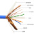 益德胜 国标CAT6超六类千兆8芯双绞线高速监控跳线0.56无氧铜非屏蔽千兆网线 300米