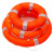 百舸 成人救生圈专业救生浮圈实心游泳泡沫圈内河公海救生用 救生圈-成人橙色包布泡沫款