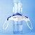格术 克莱因蓝3D口罩 独立包装防护耳挂式男女小款通用 白色30只