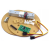 HX711压力传感器 电子秤支架称重 DIY套装5/10/20kg 送STM32源码 10KG整套（散件）