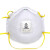3M口罩 8515CN KN95+N95双认证 10只/盒 头戴式 有呼吸阀 焊接专用 防电焊金属烟 防粉尘