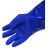 海太尔（HTR）10-236 PVC安全袖防化手套 耐油耐冷 防滑工艺  蓝色 20双 