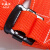 宏建 HJ 防坠落安全带安全绳工地施工电工防护三点式半身式保险带 单钩双背带式橙红色2m
